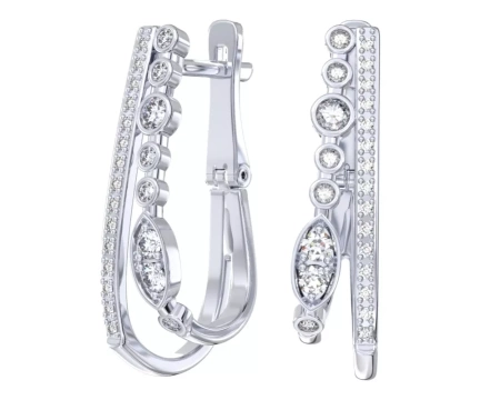 Серьги 0201769-00775 Ag 925