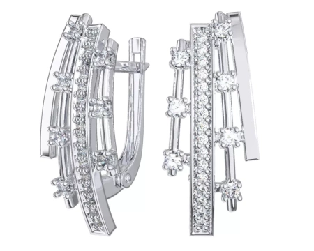 Серьги 2101607-00775 Ag 925