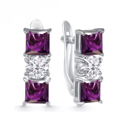 204890-001-0019 Серьги (Ag 925)