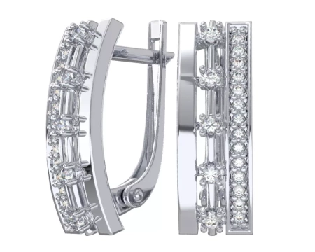 Серьги 2101610-00775 Ag 925