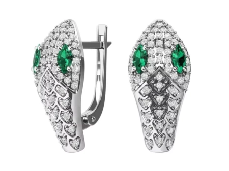 Серьги 2101526-00455 Ag 925