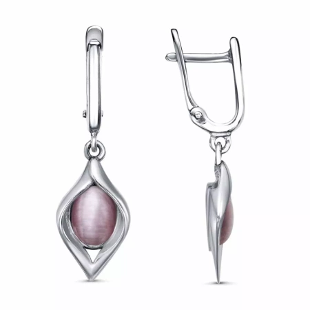 33616180Пл6 Серьги (Ag 925)