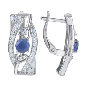 СГ12055-С-01 Серьги (Ag 925)