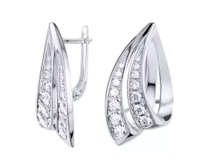 Серьги 0202183-00775 Ag 925