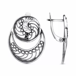 33013238-5 Серьги (Ag 925)