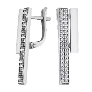 2129354 9 Серьги (Ag 925)